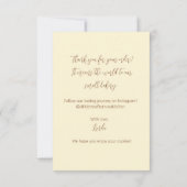 うちの台所から少しおごり サンキューカード (裏面)