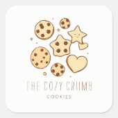 うちの台所から少しおごり スクエアシール (正面)