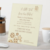 うちの台所から少しおごり 台座サイン (インサイチュ)