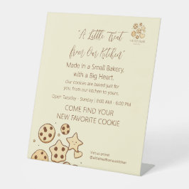 うちの台所から少しおごり 台座サイン