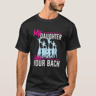うちの娘は裏チアリーダーのママことわざ Tシャツ