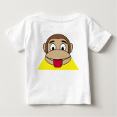 うちの子おさる ベビーTシャツ (裏面)