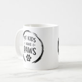 うちの子は肉球がある コーヒーマグカップ (正面左)