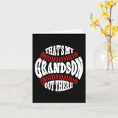 うちの孫が野球のおばあちゃんの母の日 カード (黄色い花)