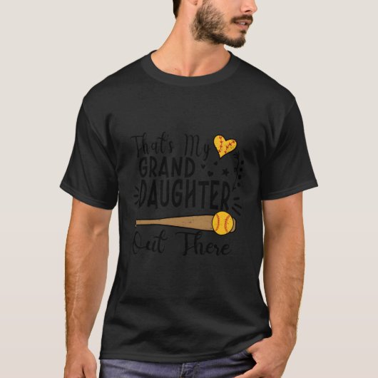 うちの孫娘ソフトボールおばあちゃんGr Tシャツ (正面)