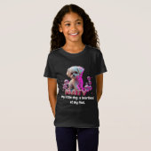 うちの小さい犬は耳が痛い Tシャツ (正面フル)