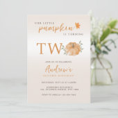 うちの小さなパンプキンが2歳に 🎂2歳の誕生日 招待状 (スタンド正面)