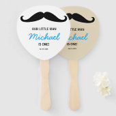 うちの小さな男は一カスタム歳の誕生日だ ハンドファン (正面&裏面)