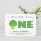 うちの小さな芽キャベツは１歳の誕生日を迎える 招待状 (スタンド正面)