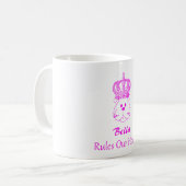 うちの犬が下駄を飼っている コーヒーマグカップ (正面左)