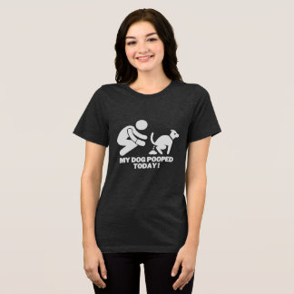 うちの犬が今日うんこしました トライブレンドTシャツ
