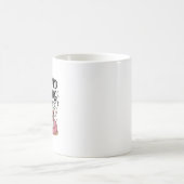 うちの犬が幸せに暮らせるように一生懸命働いてる コーヒーマグカップ (中央)