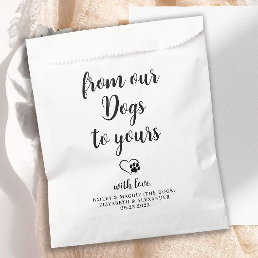 うちの犬の犬パーソナライズされたのペットトリートから フェイバーバッグ