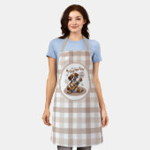 うちの犬はフリーズウクレレのチューニング曲を持っている エプロン (着用した状態)