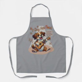 うちの犬はフリーズウクレレのチューニング曲を持っている エプロン