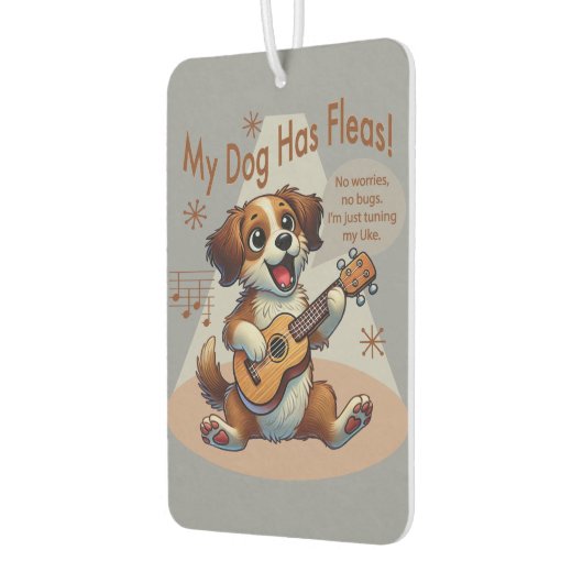 うちの犬はフリーズウクレレのチューニング曲を持っている カーエアーフレッシュナー (左)