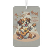 うちの犬はフリーズウクレレのチューニング曲を持っている カーエアーフレッシュナー (裏面)