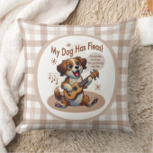 うちの犬はフリーズウクレレのチューニング曲を持っている クッション (ブランケット)