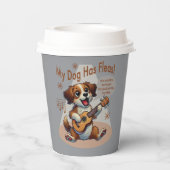 うちの犬はフリーズウクレレのチューニング曲を持っている 紙コップ (裏面)