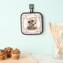 うちの犬はフリーズウクレレのチューニング曲を持っている 鍋敷き