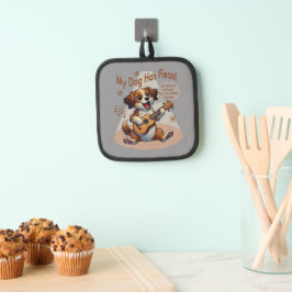 うちの犬はフリーズウクレレのチューニング曲を持っている 鍋敷き