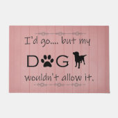 うちの犬は戸マットを許さなかった ドアマット (正面)