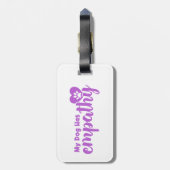 うちの犬は気が立つ ラゲッジタグ (裏面縦)