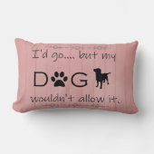 うちの犬は腰枕を許さなかった ランバークッション (正面)