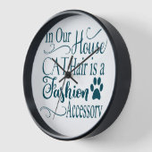 うちの猫髪はアクセサリーファッション 壁時計 (傾斜)