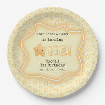 うちの赤ちゃんが1歳のキュートなスター誕生日