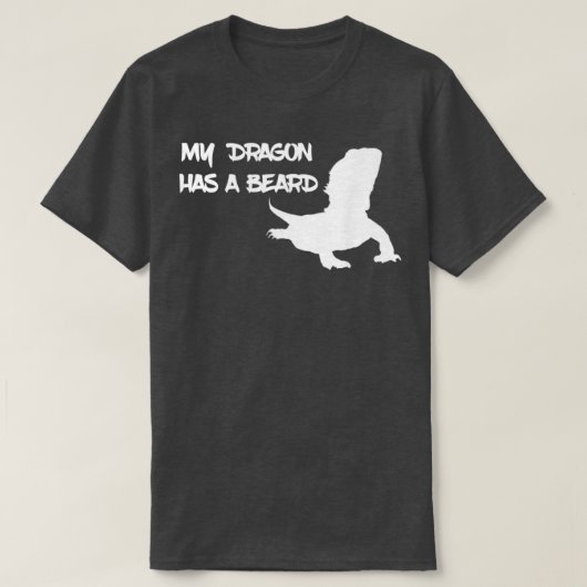 うちの龍はひげがある Tシャツ (デザイン正面)