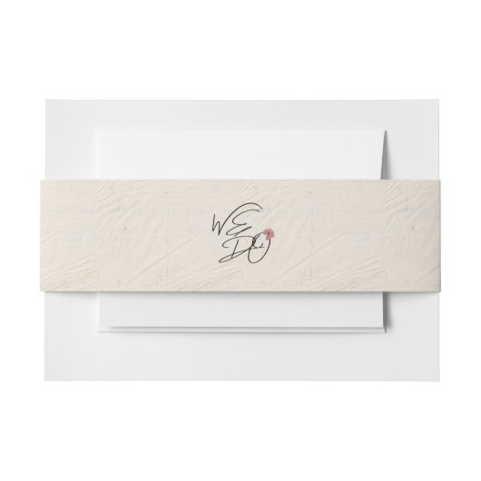 うちは押し花みすぼらしいガーデンシックなプログラム 招待状ベリーバンド (正面例)