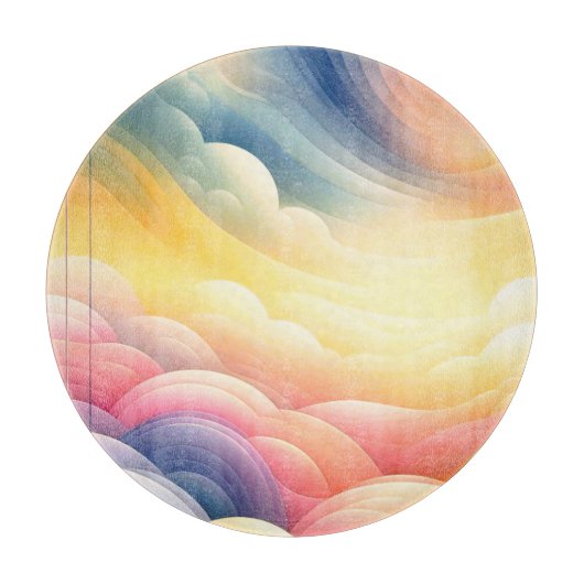 うっそうと思った夢の色で平和に カッティングボード (正面)