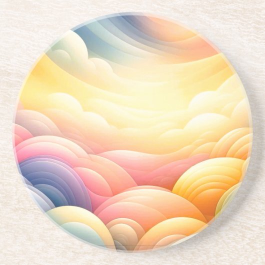 うっそうと思った夢の色で平和に コースター (正面)