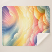 うっそうと思った夢の色で平和に シェルパブランケット (正面(横))