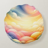 うっそうと思った夢の色で平和に ラウンドクッション (裏面)