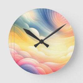 うっそうと思った夢の色で平和に ラウンド壁時計