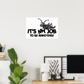 うっとうしいクリケット ポスター (ホームオフィス)