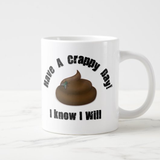 うっとうしい日を過ごす ジャンボコーヒーマグカップ (右)