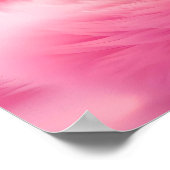 うっとりしたピンクの子猫 ポスター (角)