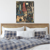 うっとりするような森 キャンバスプリント (インサイチュ (寝室))