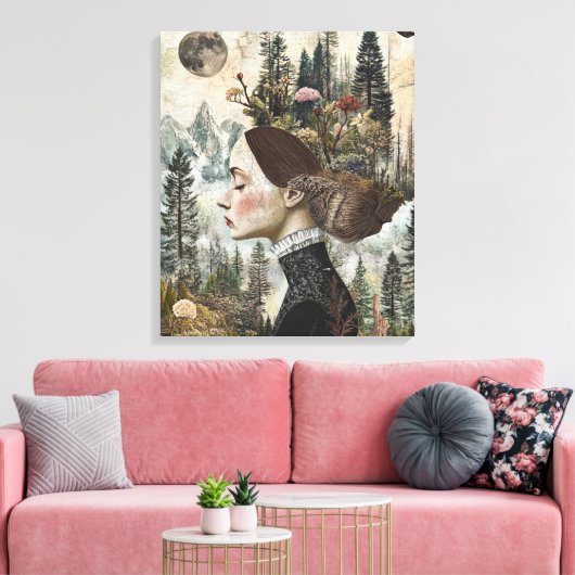 うっとりするような森 キャンバスプリント (インサイチュ (リビング))