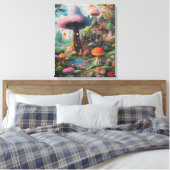 うっとりするような森 キャンバスプリント (インサイチュ (寝室))