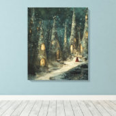 うっとりするような森 キャンバスプリント (インサイチュ (ウッドフロア))