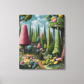 うっとりするような森 キャンバスプリント (正面)