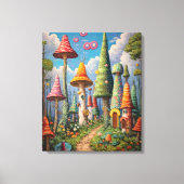 うっとりするような森 キャンバスプリント (正面)