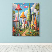 うっとりするような森 キャンバスプリント (インサイチュ (ウッドフロア))