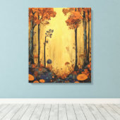 うっとりするような森 キャンバスプリント (インサイチュ (ウッドフロア))