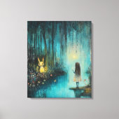 うっとりするような森 キャンバスプリント (正面)