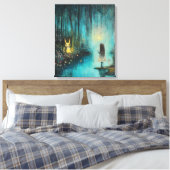 うっとりするような森 キャンバスプリント (インサイチュ (寝室))